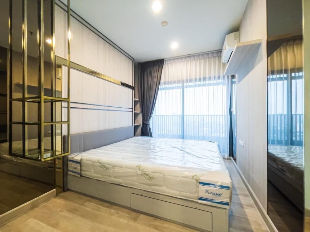 For RentCondoBang Sue, Wong Sawang, Tao Pun : 32 sq m, 25th floor ,Easy to travel by MRT Taopoon Plenty of food and cafe nearby @Niche Pride Taopoon Interchange