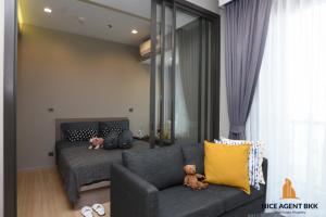 For RentCondoSapankwai,Jatujak : For rent, brand new room Pet-friendly condo M Jatujak 🦮🐈 1 room, 1 bathroom, high floor