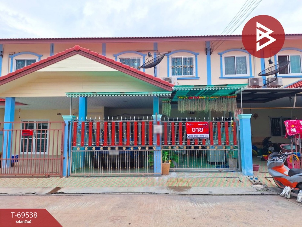 For SaleTownhouseMahachai Samut Sakhon : Townhouse for sale Sirisap Village 4, Krathum Baen, Samut Sakhon