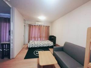 ขายคอนโดลาดพร้าว101 แฮปปี้แลนด์ : P17280923  ขาย/For Sale Condo Plum Condo Ladprao 101 (พลัม คอนโด ลาดพร้าว 101) 1นอน 22ตร.ม ชั้น2 ห้องสวย เฟอร์ครบ พร้อมอยู่