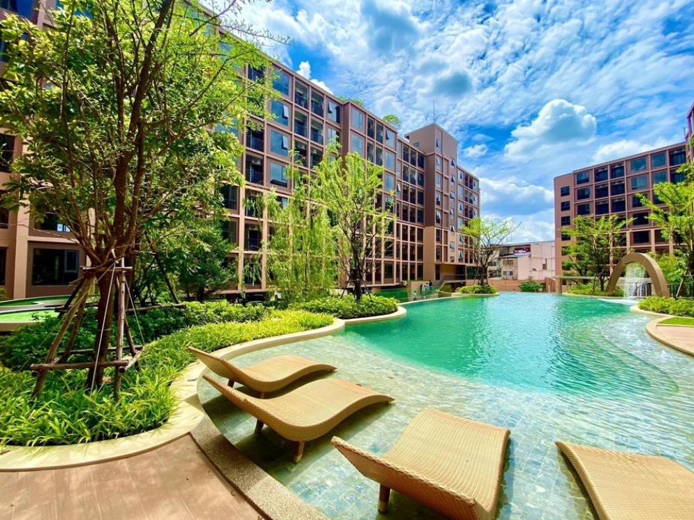For RentCondoChaengwatana, Muangthong : Project near Kasetsart University, new room, red label, for rent, very cheap price, project next to the BTS, fully furnished, electrical appliances ready, if interested contact Khun Thip number 092-4896356 ID : ttpp8888