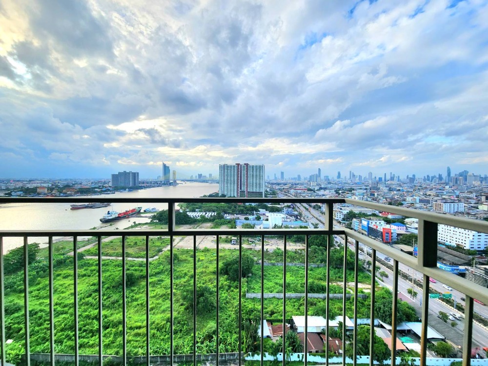 For SaleCondoRama3 (Riverside),Satupadit : Condo for sale, U Delight Rama 3, size 56 sq m., 2 bedrooms, 1 bathroom, 23rd floor, river view, not on the temple side, not blocking the view, Super Sale price, cheapest in the project.