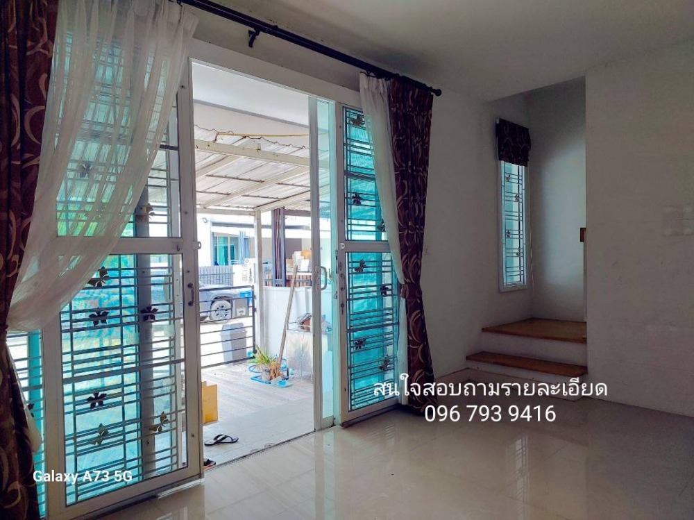 For SaleTownhouseChaengwatana, Muangthong : Urgently selling below cost 🔥 🏕2-story townhouse, size 21.1 sq m., usable area 140 sq m.