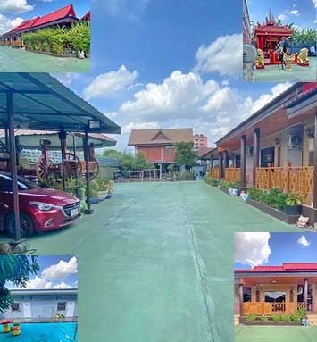 For SaleHouseRattanathibet, Sanambinna : Phra Ngern Market 1.9 km. Thai house for sale near canal 350 sqm. Rama5 Market 19bed 18bath