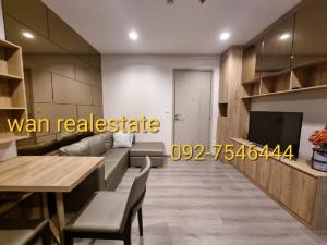 For SaleCondoRattanathibet, Sanambinna : Condo for sale, Politan Rive, 47th floor, size 31 sq m, river view, beautiful built-in, complete, ready to move in.