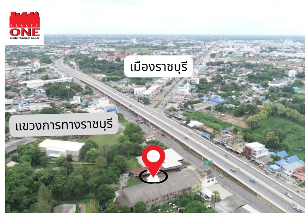For SaleFactoryRatchaburi : Land for sale with garage, parking for 100 cars. Next to Phetkasem Road