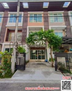 For SaleTownhouseRama3 (Riverside),Satupadit : 3-story townhouse for sale, Thanapat Green Zone Village. Near Central Rama 3