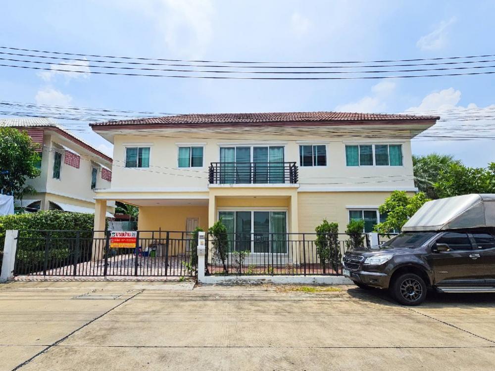 For SaleHouseRama5, Ratchapruek, Bangkruai : Single house 55.9 sq m, Phatchaphicha Village, Bang Si Mueang, Thanam Non.