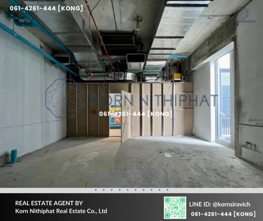 For RentRetailSukhumvit, Asoke, Thonglor : Commercial space for rent, 50 square meters, near BTS Phrom Phong, 650 meters | New building, has parking, has an elevator, has 24-hour security.