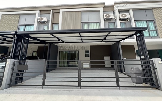 For RentTownhouseLadprao101, Happy Land, The Mall Bang Kapi : 2-story townhome for rent, Grand Pleno Haphalyothin-Vibhavadi. Fully furnished and electrical appliances, near Future Park Rangsit.