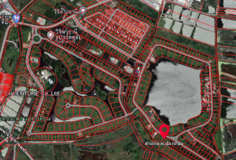 ขายที่ดินฉะเชิงเทรา : ขายที่ดินเปล่า หมู่บ้านวิจิตรธานี ทำเลทอง ใกล้ทะเลสาบส่วนกลาง เดินทางสะดวก ตำบลบางปะกง ฉะเชิงเทรา