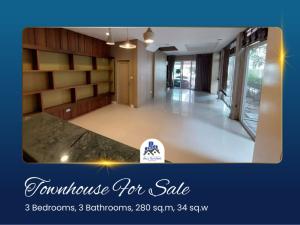 For SaleTownhouseSathorn, Narathiwat : [Sale] 🏡 Single House in Baan Klang Krung Sathon, 3 Bedrooms