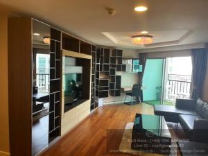 For RentCondoRama9, Petchburi, RCA : 2 Bedroom for rent Belle Grand Rama9 size 78sqm on Hight floor next to MRT Rama9
