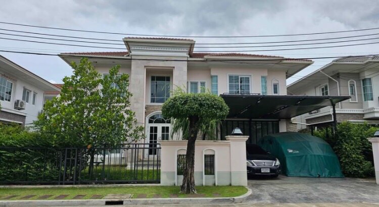 ขายบ้านบางแค เพชรเกษม : ✨ขาย/บ้านเดี่ยว 2ชั้น "หมู่บ้าน Casa Grand พุทธมลฑลสาย 1" ดีไซน์ยุโรป [3Bed,4Bath/เนื้อที่ 89 ตรว.] ให้เฟอรืนิเจอร์ทั้งหลัง+มีห้องโฮมเธียเตอร์ คุ้มสุดๆ ติดถนนใหญ่