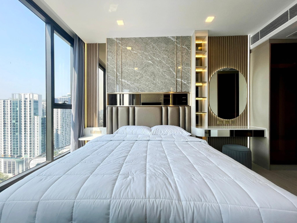 For RentCondoRama9, Petchburi, RCA : 🔥🔥For rent, very beautiful room, Condo One Nine Five Asoke - Rama 9 🚇near MRT Rama 9🟠MY2403-361