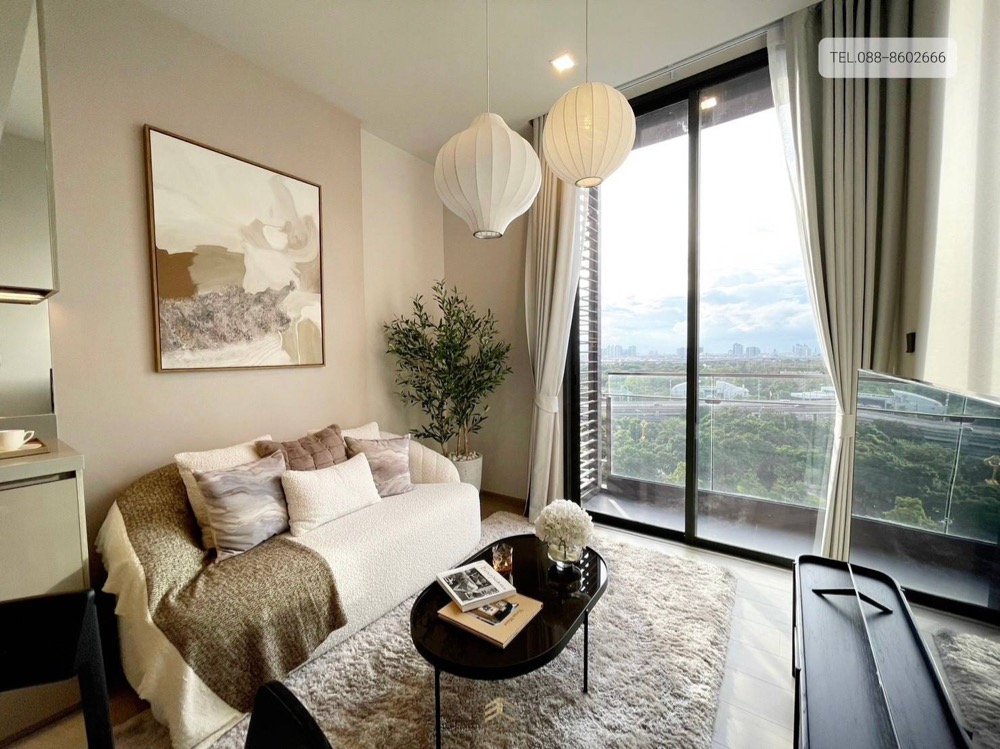 ขายคอนโดลาดพร้าว เซ็นทรัลลาดพร้าว : ด่วน ‼️ หลุดจอง : The Crest Park Residences ( พร้อมเฟอร์ Chanintr ) Type 1 Bed plus