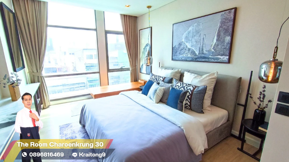 For SaleCondoSathorn, Narathiwat : The Room Charoenkrung 30 The Room Charoenkrung 30 Condo for sale, fully furnished, beautiful condition, luxurious, like buying new. The owner has never moved in yet. Decorate the sample room style Complete set of furniture You can move in now. Condo for s