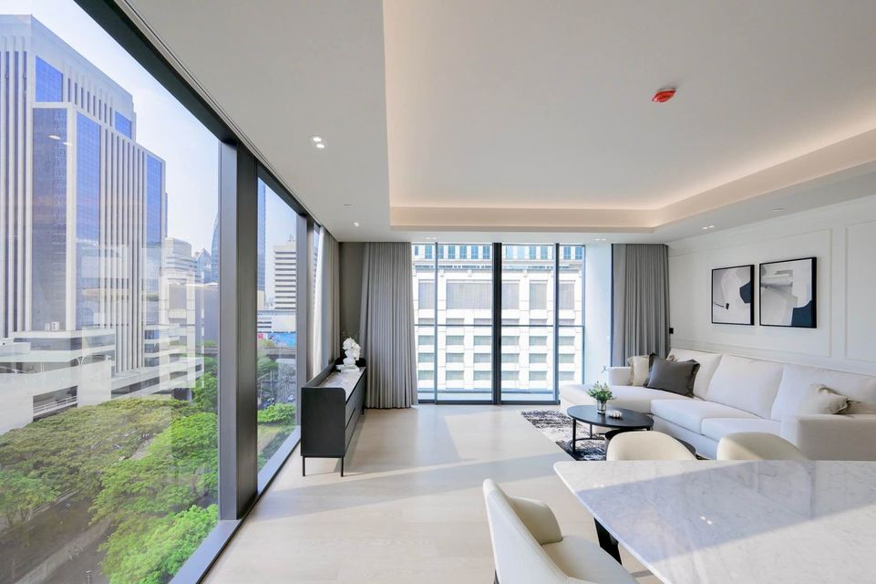 For RentCondoWitthayu, Chidlom, Langsuan, Ploenchit : +++Urgent rent+++ Tonson One Residence**2 bedrooms, 108 sq m, 9th floor, fully furnished!!