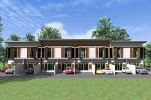 For SaleTownhouseHatyai Songkhla : 2-story townhome for sale, modern style, Mueang Hat Yai (Baan Natchaya Project)