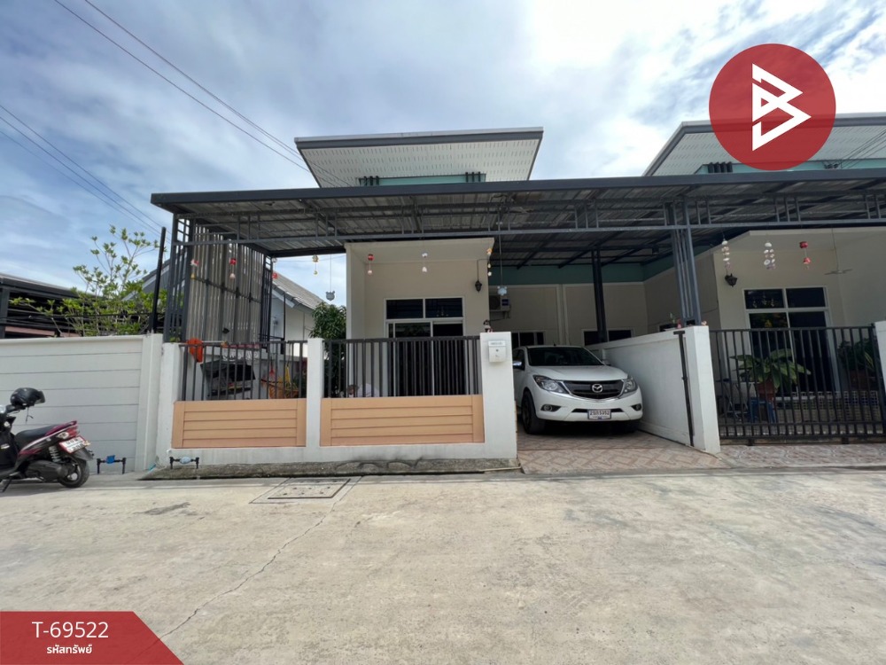 For SaleTownhouseChachoengsao : Single-storey townhouse for sale V Town Village, Bang Pakong, Chachoengsao