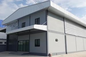 For RentWarehousePathum Thani,Rangsit, Thammasat : Warehouse for rent with office Rich Property Lum Kaeo area Examination area 318 sq m. with solar cells to reduce electricity costs.