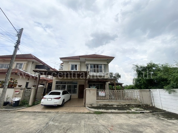 ขายบ้านปทุมธานี รังสิต ธรรมศาสตร์ : บ้านเดี่ยว สินธานี แกรนด์วิลล์ รังสิต คลอง 5 หลังริม