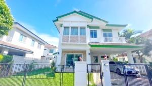 For SaleHouseOnnut, Udomsuk : Wellington Inter Sch. On Nut-Wongwaen Sukhapiban 2 House for rent 2-story 3 bed,3 bath,4 parking spa