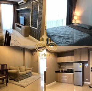 For RentCondoOnnut, Udomsuk : The Series Udomsuk: Bts Udomsuk, fully furnished with free parking, 35 sq m, city view, washing machine with 6 foot bed.