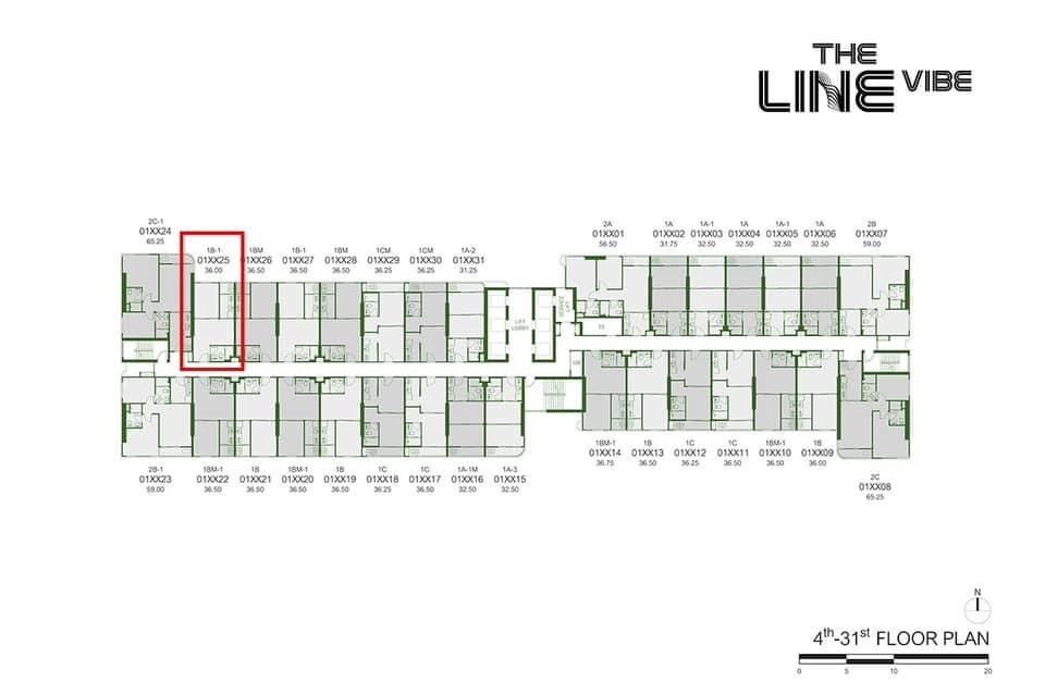 ขายดาวน์คอนโดลาดพร้าว เซ็นทรัลลาดพร้าว : 💥💥ขายดาวน์ THE LINE VIBE 1 bed 36 sqm. ถูกสุด! ราคาดีสุด! (เจ้าของขายเอง) คอนโดใจกลางห้าแยกลาดพร้าว