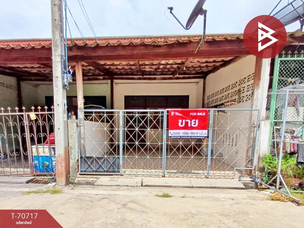 For SaleTownhouseSamut Songkhram : Single-storey townhouse for sale Songphon Village, Samut Songkhram, ready to move in