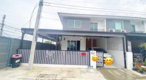 For SaleTownhousePathum Thani,Rangsit, Thammasat : Very good price, behind the edge, adding on to fill the space! Townhouse for sale, Pruksa 113, Bangkok-Pathum Thani, 26.8 sq m, very good condition! 7-11 in front of the village. !Near Robinson Srisamarn! Near the market! Urgent sale
