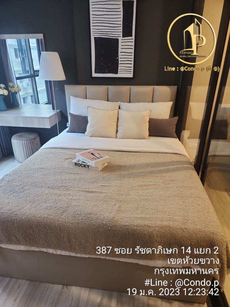 For RentCondoRatchadapisek, Huaikwang, Suttisan : 🔥🔥For rent ‼️ Condo XT Huai Khwang 📅 Newly decorated condo ready to move in 🟠PC2403-001