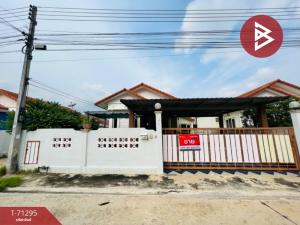 For SaleHouseSamut Songkhram : Single house for sale Montri Pruksa Chon Village 1, Lat Yai, Samut Songkhram