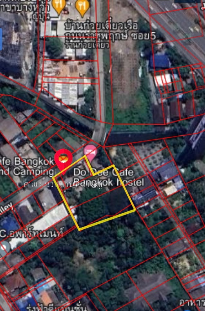 ขายที่ดินท่าพระ ตลาดพลู วุฒากาศ : ขายที่ดินพื้นใหญ่ ใกล้BTSบางหว้า