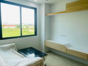 For RentCondoPhutthamonthon, Salaya : For rent, V Condo Salaya, 3rd floor, corner room, complete with furniture + electrical appliances.