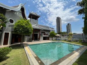 For RentHouseRama3 (Riverside),Satupadit : Code C5823, 2-story detached house for rent, Chinese style, Nang Linchi Road, Rama 3, near Silom, Sathorn, suitable for many types of businesses.