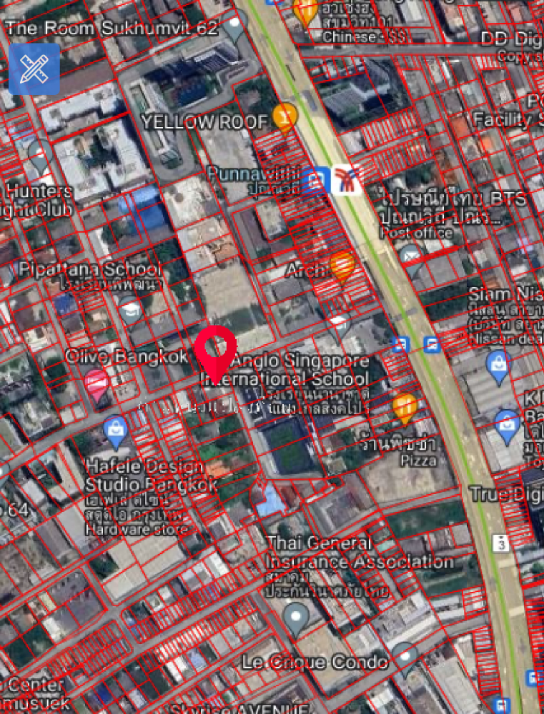 ขายที่ดินอ่อนนุช อุดมสุข : ที่ดิน สุขุมวิท 64 / 100 ตารางวา (ขาย), Land Sukhumvit 64 / 400 Square Metre (FOR SALE) PUY072