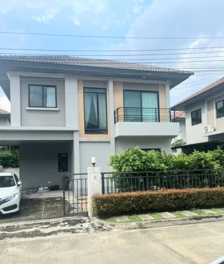 For SaleHouseNawamin, Ramindra : JJ454 for sale, 2-story detached house, Life Village, Bangkok Boulevard, Soi Ramintra 65