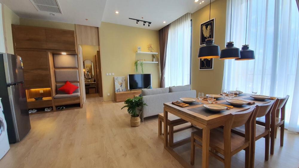 For RentCondoSukhumvit, Asoke, Thonglor : For rent🔥Noble BE19🔥22nd floor🔥70 sq m.🔥2 Bed🔥Fully furnished🔥Unblocked view🔥 R2010-01🔥Ready to move in🔥