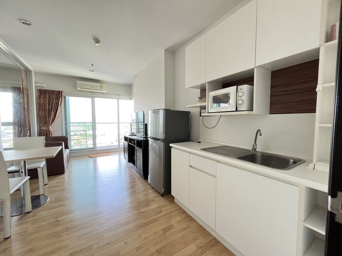 For RentCondoChaengwatana, Muangthong : Condo for rent, The Parkland Ngamwongwan-Khae Rai, fully furnished, ready to move in, price 8000 baht only.