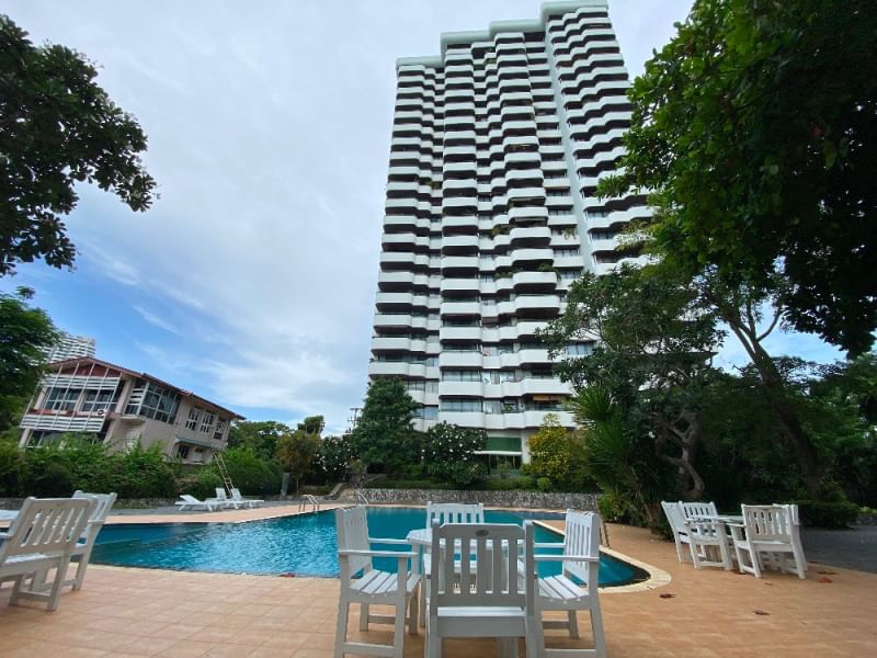 For SaleCondoPattaya, Bangsaen, Chonburi : Condo for sale in Pattaya, sea view, next to Ban Amphur Beach, Na Jomtien.