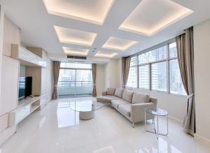 ให้เช่าคอนโดวิทยุ ชิดลม หลังสวน : Rental : Grand Langsuan Condo , 2 Bed 2 Bath 1 Study room ,  154 S.qm , High floor