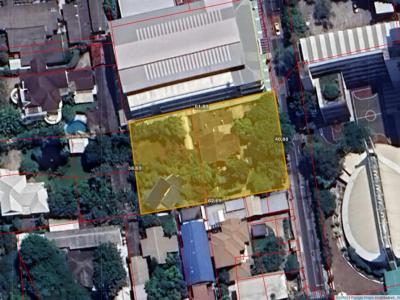 For SaleLandSilom, Saladaeng, Bangrak : Land and restaurant for sale near Silom, Sathorn, size 1 rai 2 ngan 3.1 sq m, suitable for doing business as a condo.