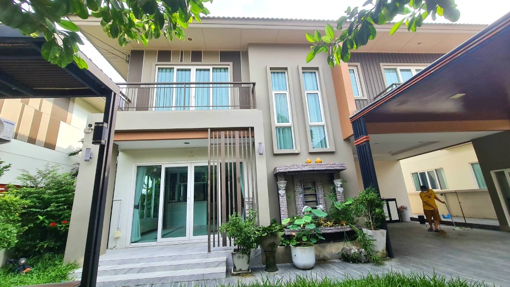 For SaleHousePathum Thani,Rangsit, Thammasat : 2-story detached house for sale, Suetrong Cozy the Oxy Rangsit-Khlong 6.