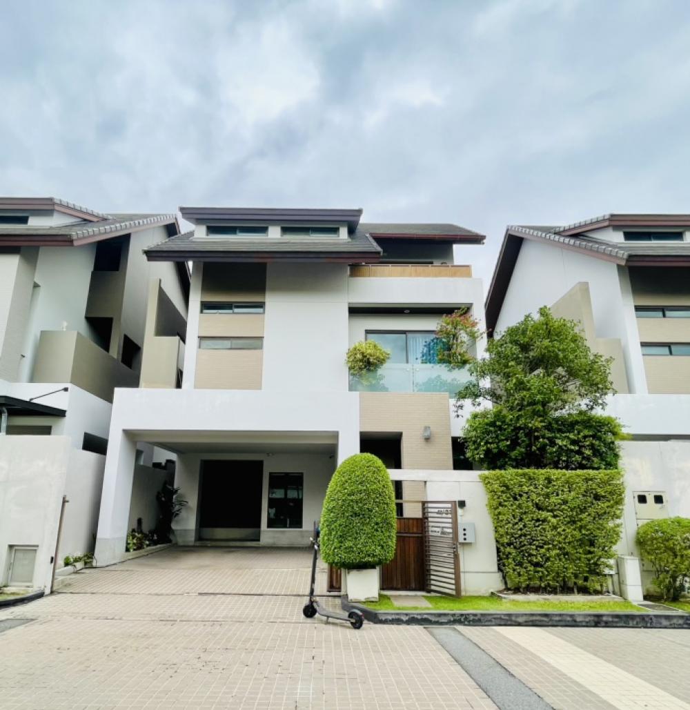 ขายบ้านเลียบทางด่วนรามอินทรา : เจ้าของขายเอง : บ้านเดี่ยว 3 ชั้น โซนส่วนตัวหน้าสวน Private nirvana residence (ไพรเวท เนอวานา เรสซิเดนซ์ ซ.โยธินพัฒนา )