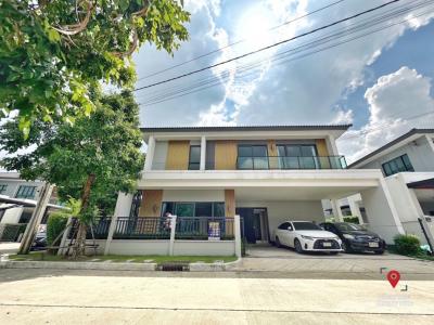For SaleHouseNonthaburi, Bang Yai, Bangbuathong : Single house for sale, corner unit, Centro Maha Chesadabodin Bridge, 255 sq m., 60.30 sq m, 3 parking spaces.