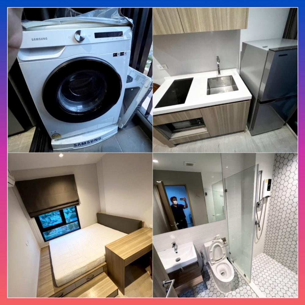 For RentCondoThaphra, Talat Phlu, Wutthakat : Altitude Unicorn Sathorn Tha Phra Talat Phlu Condo for rent The Mall Tha Phra BTS Wutthakat Ratchaphruek Pinklao Navy