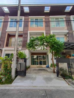 For SaleTownhouseRama3 (Riverside),Satupadit : Code : B574 Thanapat House Green Zone Village