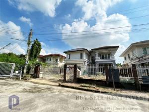 For SaleHouseEakachai, Bang Bon : Single house for sale, Soi Ekachai 102/2, Kaew Kan Village, area 106 sq m, added on, partially renovated, price 8.9 million.