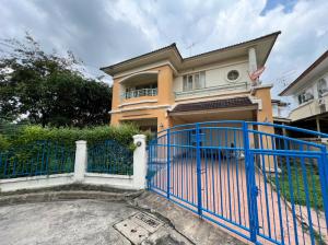 For SaleHouseRattanathibet, Sanambinna : Corner detached house, Laddarom, Rattanathibet, next to MRT Sai Ma Station, next to Phra Nang Klao Bridge.